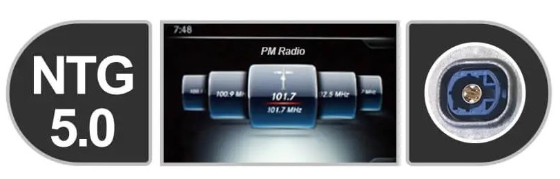 Mercedes-Benz NTG 5,0 5,1 carplay android auto obrázek lvds2 evtech_cz